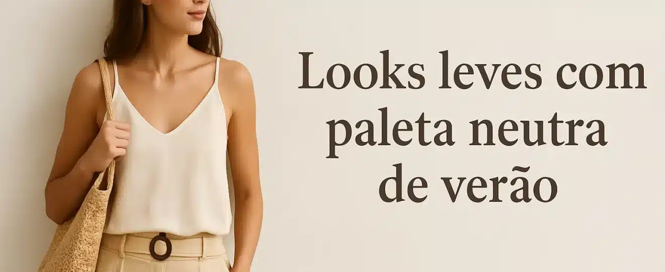 Como Usar Cores Neutras no Verão: 7 Dicas Sofisticadas